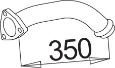 DINEX 52292 Exhaust Pipe